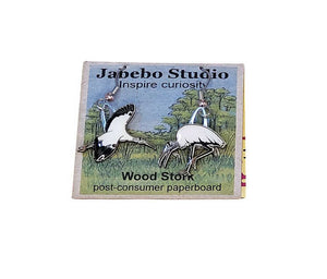 Wood Stork Earrings