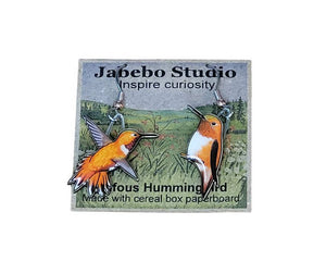 Jabebo Hummingbird Earrings