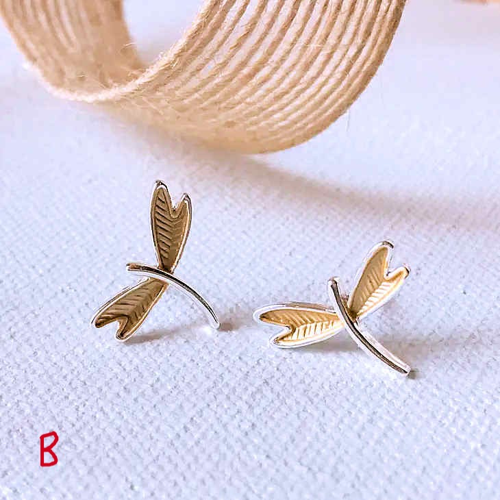 Dragonfly post earrings