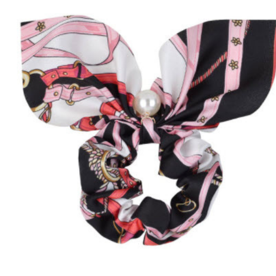 Designed Scarf Scrunchie Hair Accessory Magnolia Mountain Jewelry