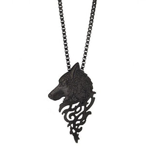 necklace celtic wolf