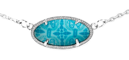 necklace Jilzarah peruvian blue