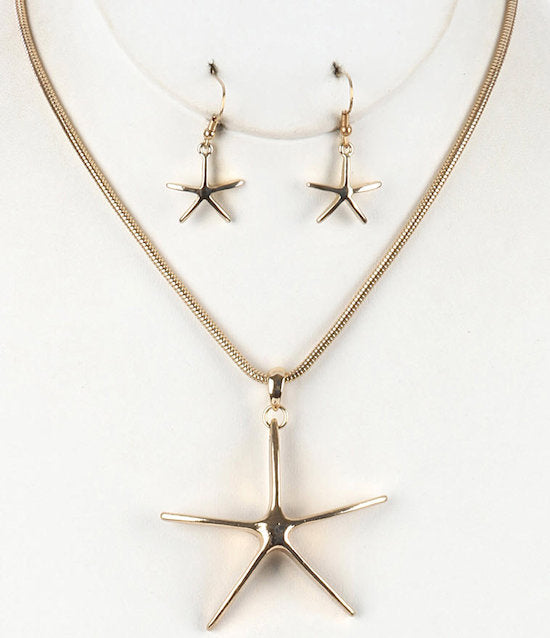jewelry set starfish