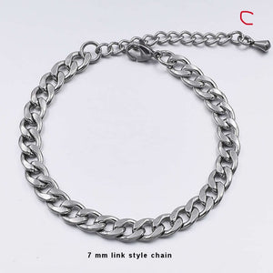 Link Style Ankle Bracelet