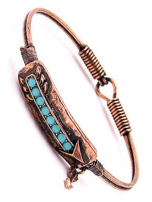 Bracelet Arrow with Turquoise Beads