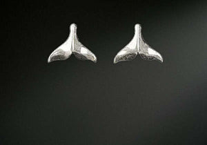 Whale tail earrings