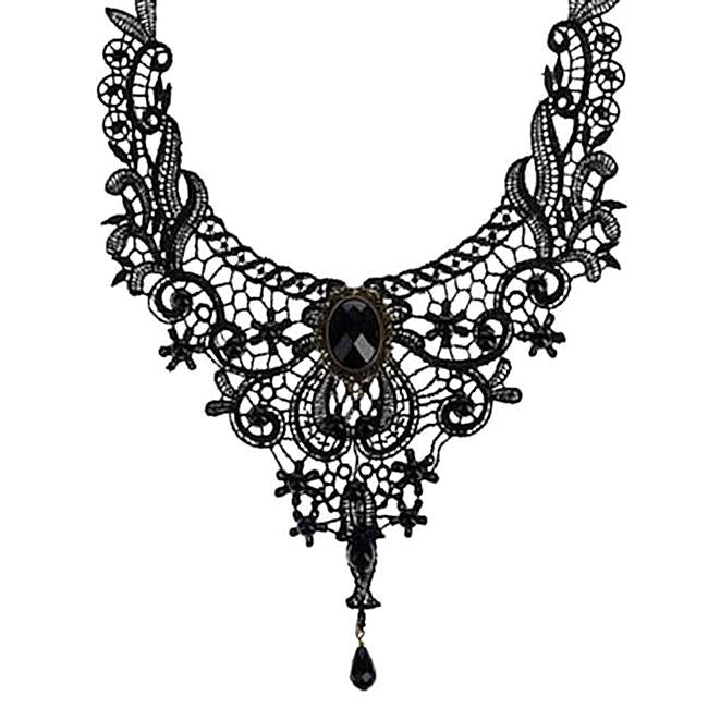 Lace Necklace - Vintage Style - Gothic
