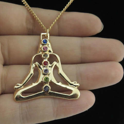 Chakra Yoga Pendant Necklace