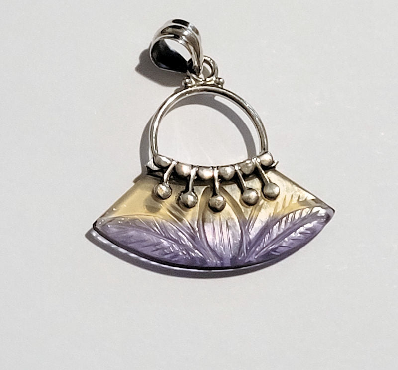Ametrine and Sterling Silver Pendant