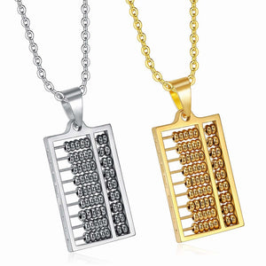 Abacus Necklace Stainless Steel