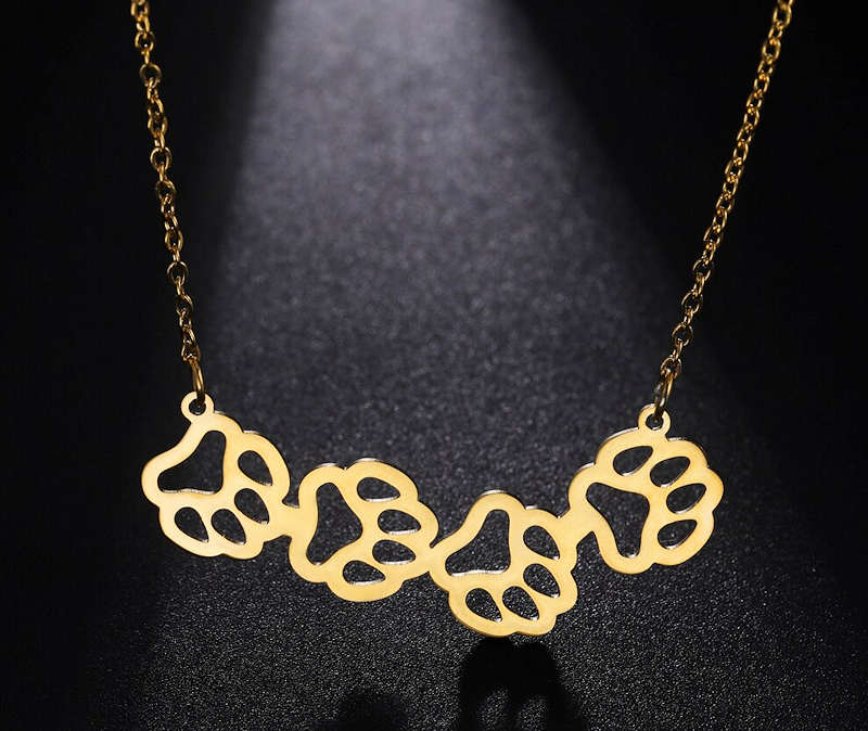 Paw Print Necklace