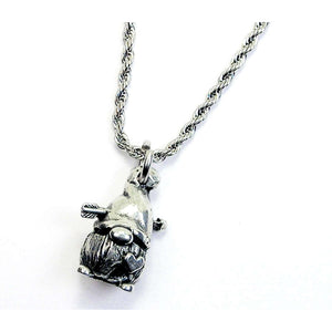 3-D Gnome Necklace with Heart