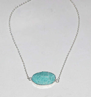 Necklace with Amazonite Pendant