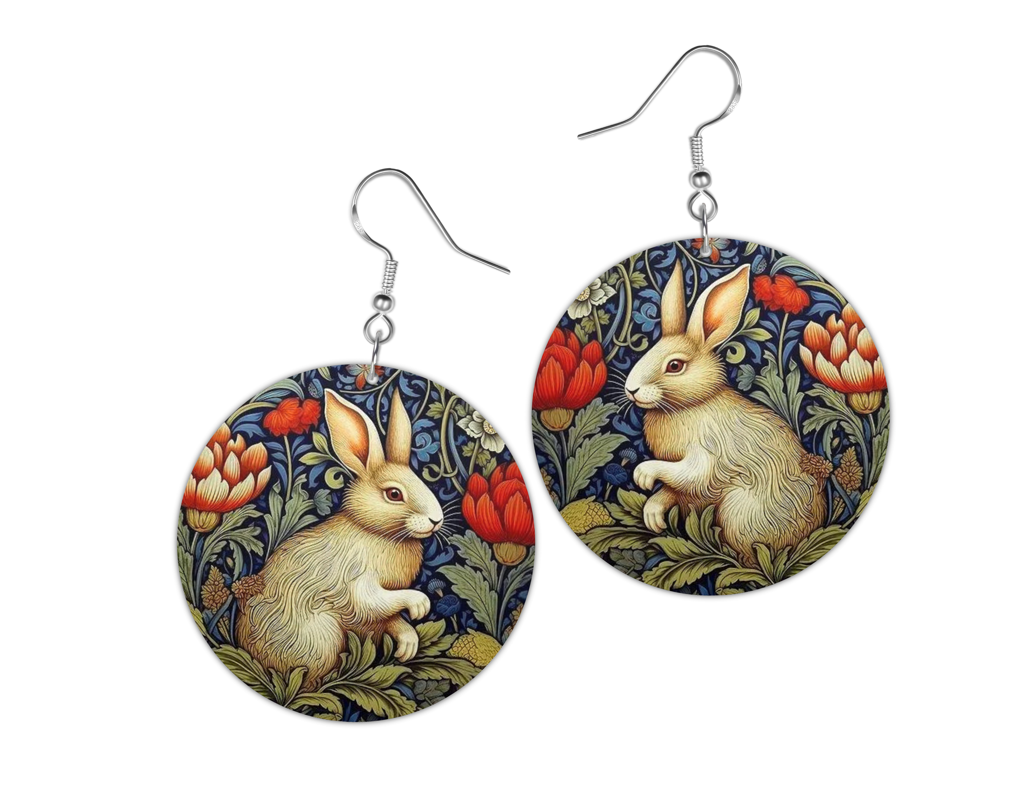 Rabbit Earring Woodland Rabbit Earrings - Magnolia Mountain Jewelry