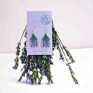 Lavender Bouquet Earrings
