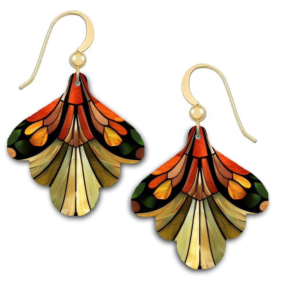 Fall Color Artistic Earrings