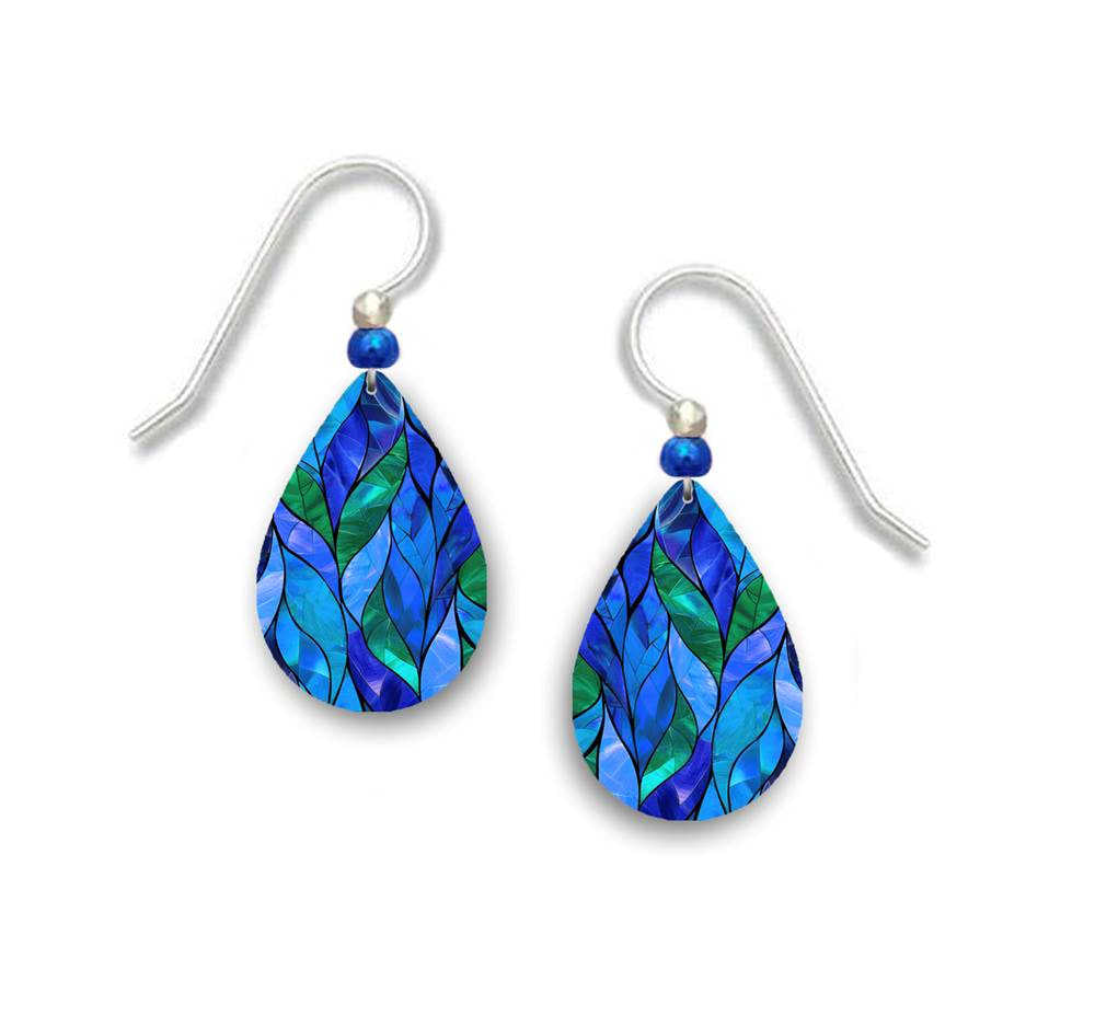 Blue Teardrop Earrings