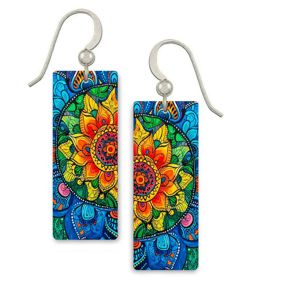 Colorful Mandala Earrings