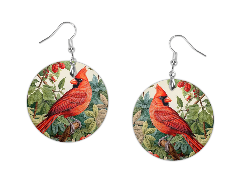 Cardnial Earrings