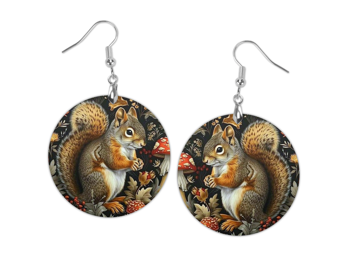 Squirrel Earrings