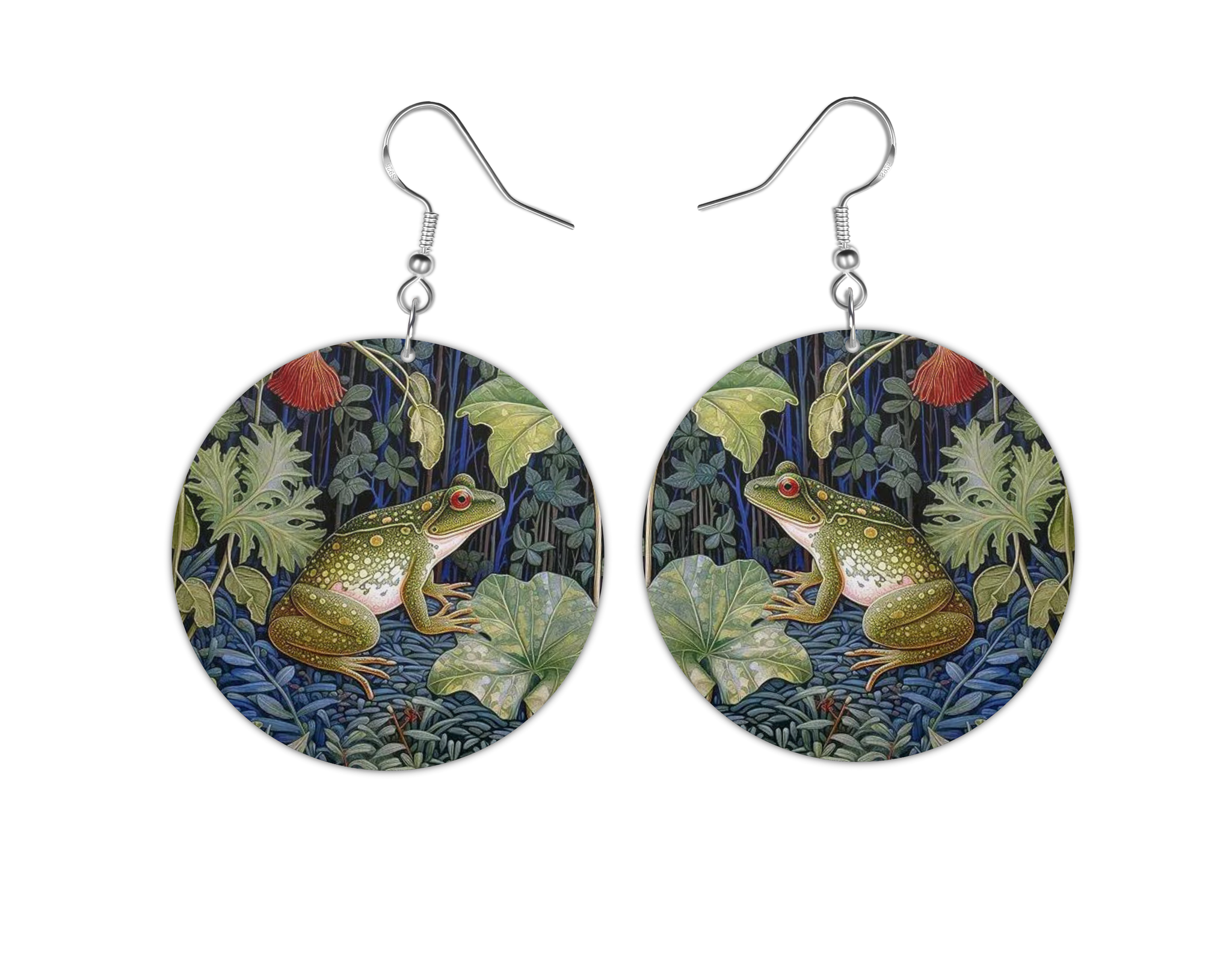 Woodland Frog Earrings