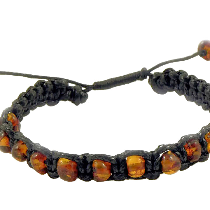  Amber Braided Bracelet