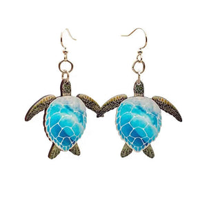 Sustainably Sourced Turtle Earrings