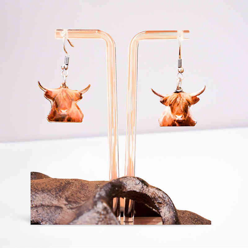 Highland Cow Earrings