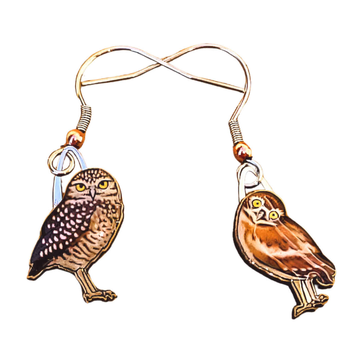 Burrowing Owl Earrings
