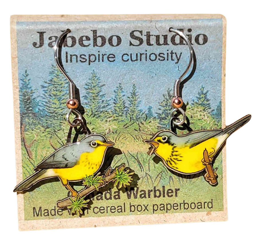 Canada Warbler Earrings