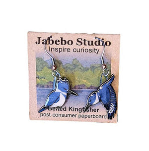 Belted Kingfisher Earrings