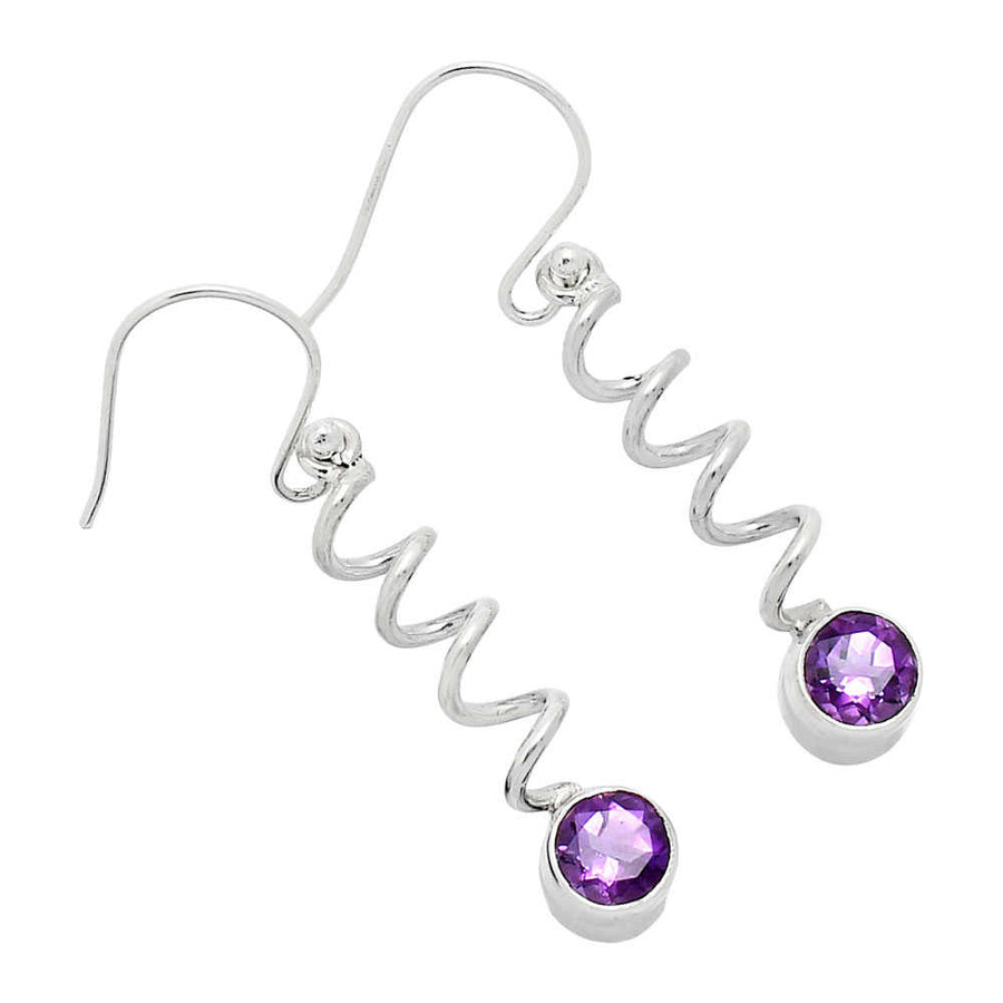 Citrine and Silver Earrings