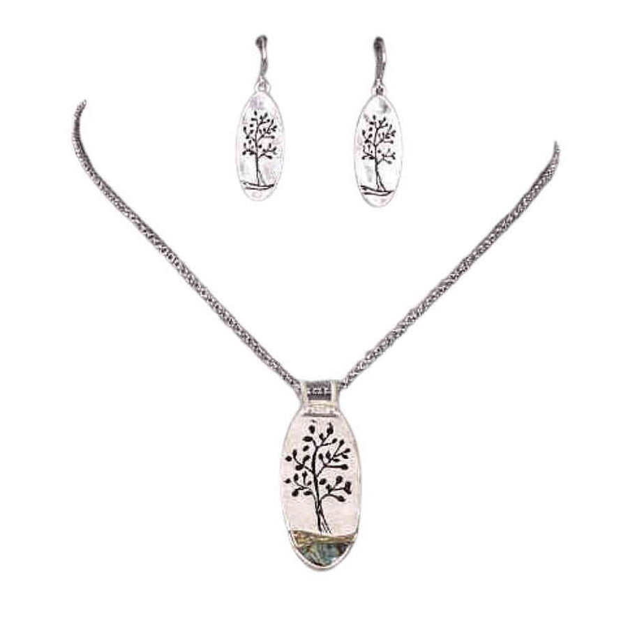 Tree Necklace and Earring Set