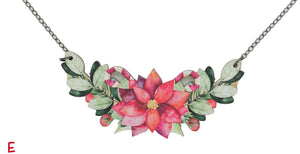 Christmas Flower Necklace