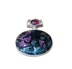 Eudialyte and Garnet Pendant