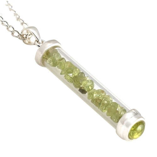 Citrine Vial Necklace