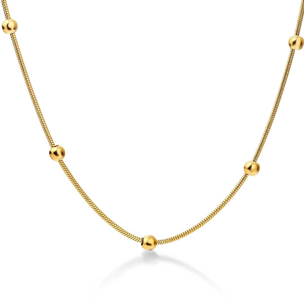 Stainless Steel Gold Tone Chain