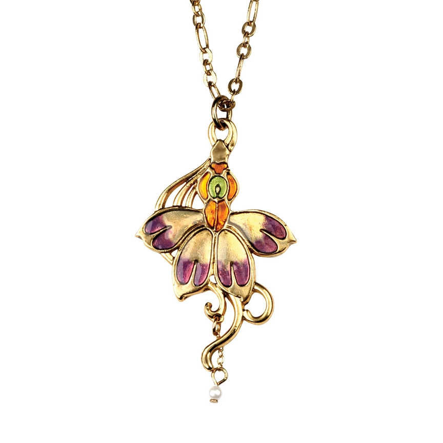 Summer Blossom Art Nouveau Necklace