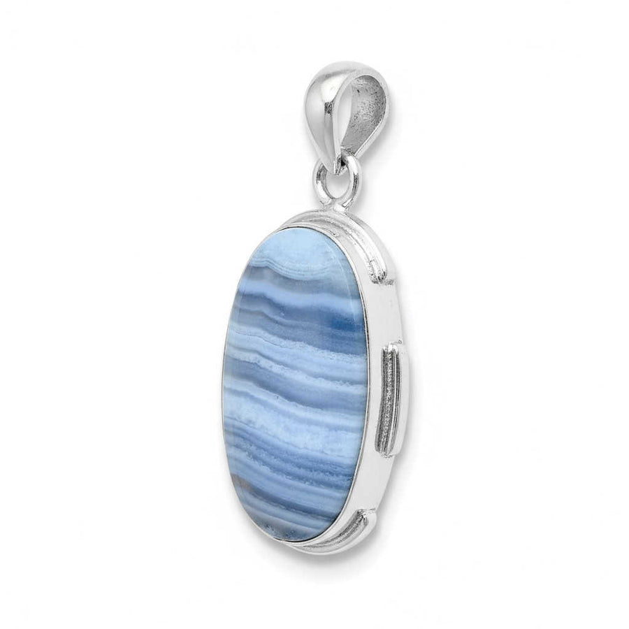Blue Lace Agate Pendant