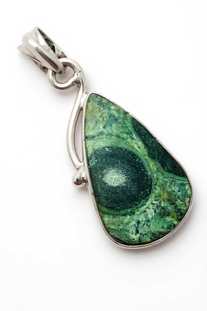 Kambaba Jasper Silver Pendant