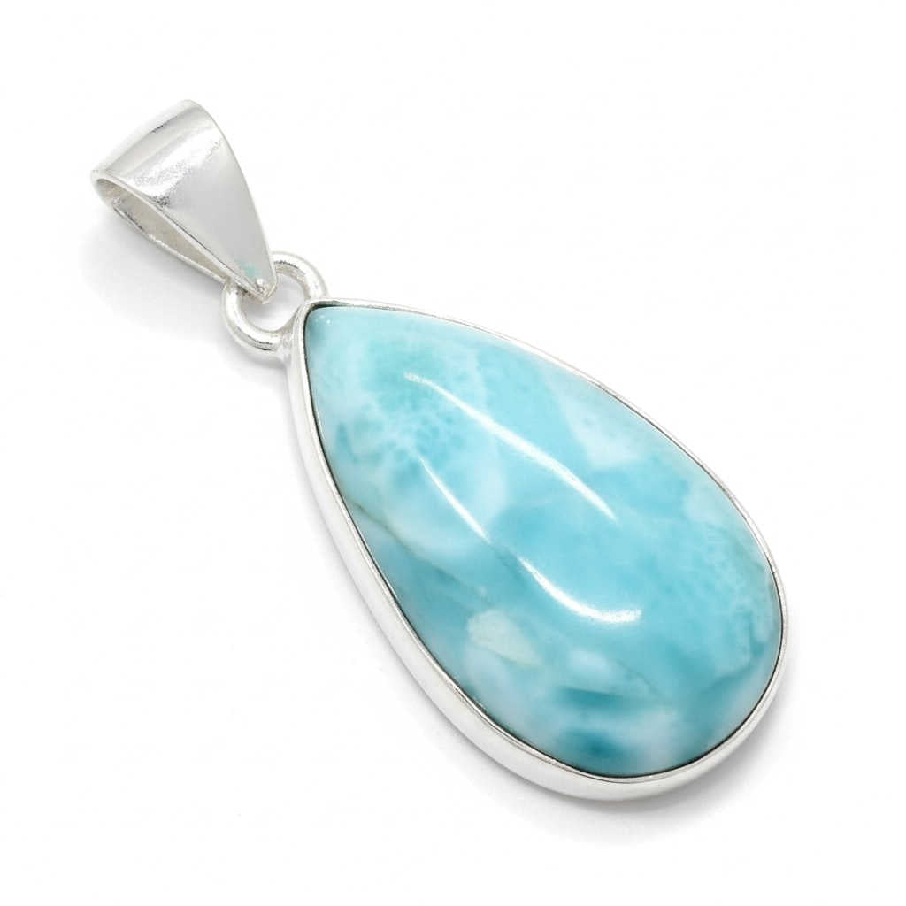 Larimar Sterling Silver Pendant