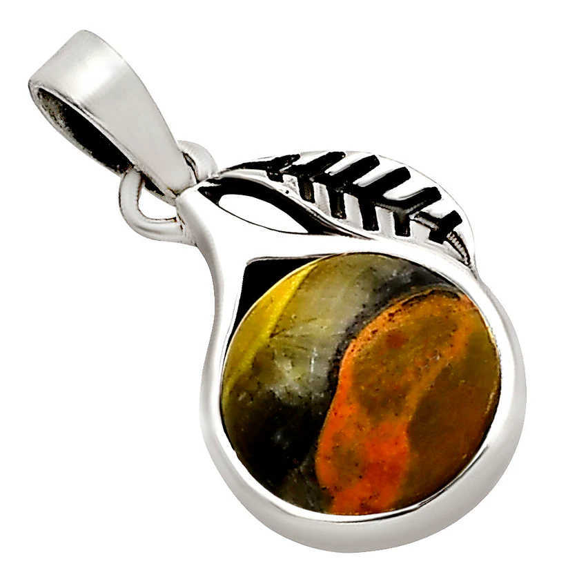 Bumble Bee Jasper Pendant