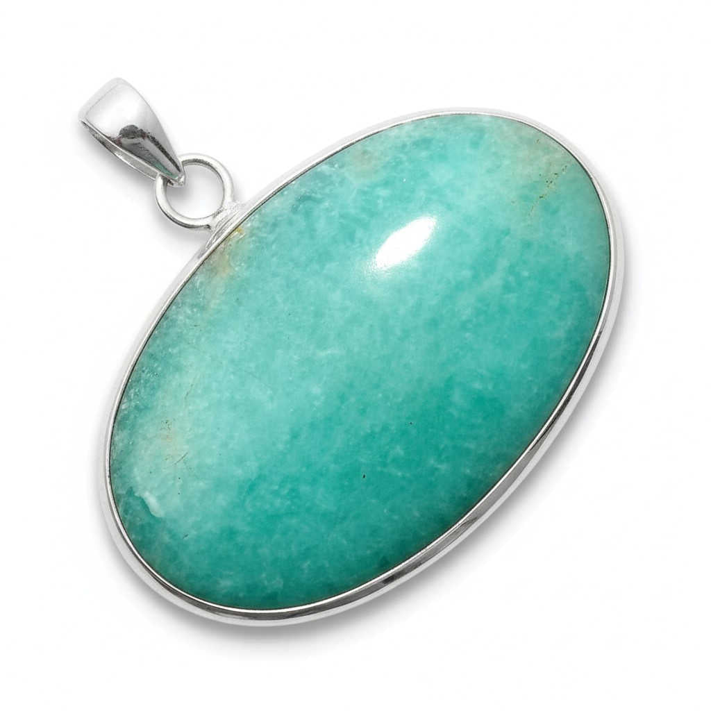 Amazonite Sterling Silver Pendant