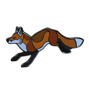 Enamel Fox Pin