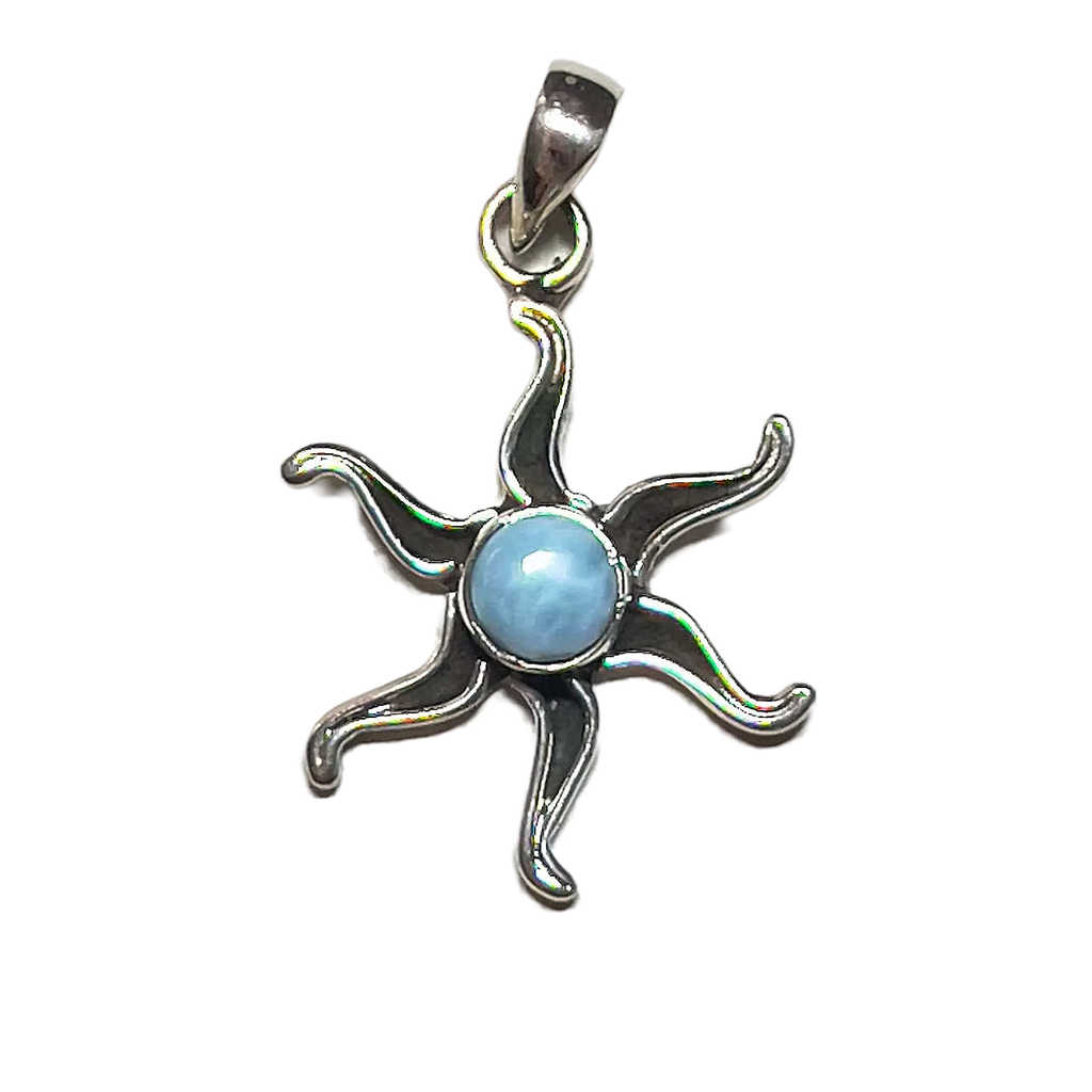 Larimar Sun Pendant