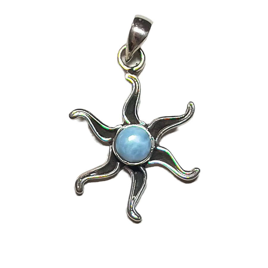 Larimar Sun Pendant