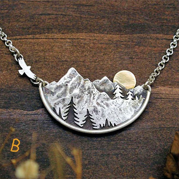 Mountain Landscape Necklace