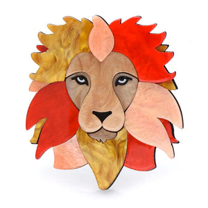  Lion Brooch 3-D