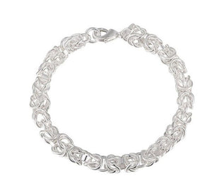 Sterling Silver .925 Chain Mail Bracelet
