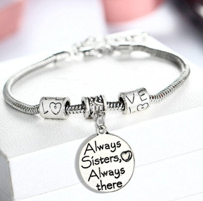 Bracelet Always Sisters Always There 